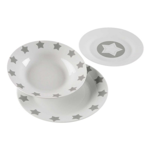 

18 Pieces Porcelain Stars Tableware Set