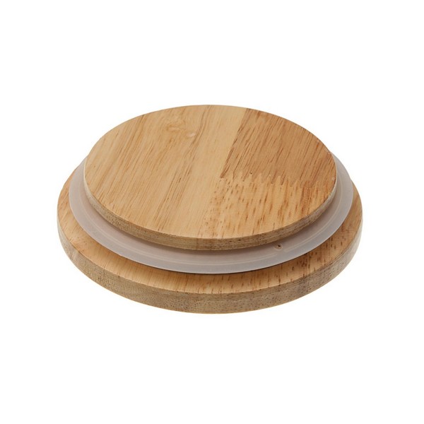 

Kitchen Tableware Porcelain Tin with Wood Lid