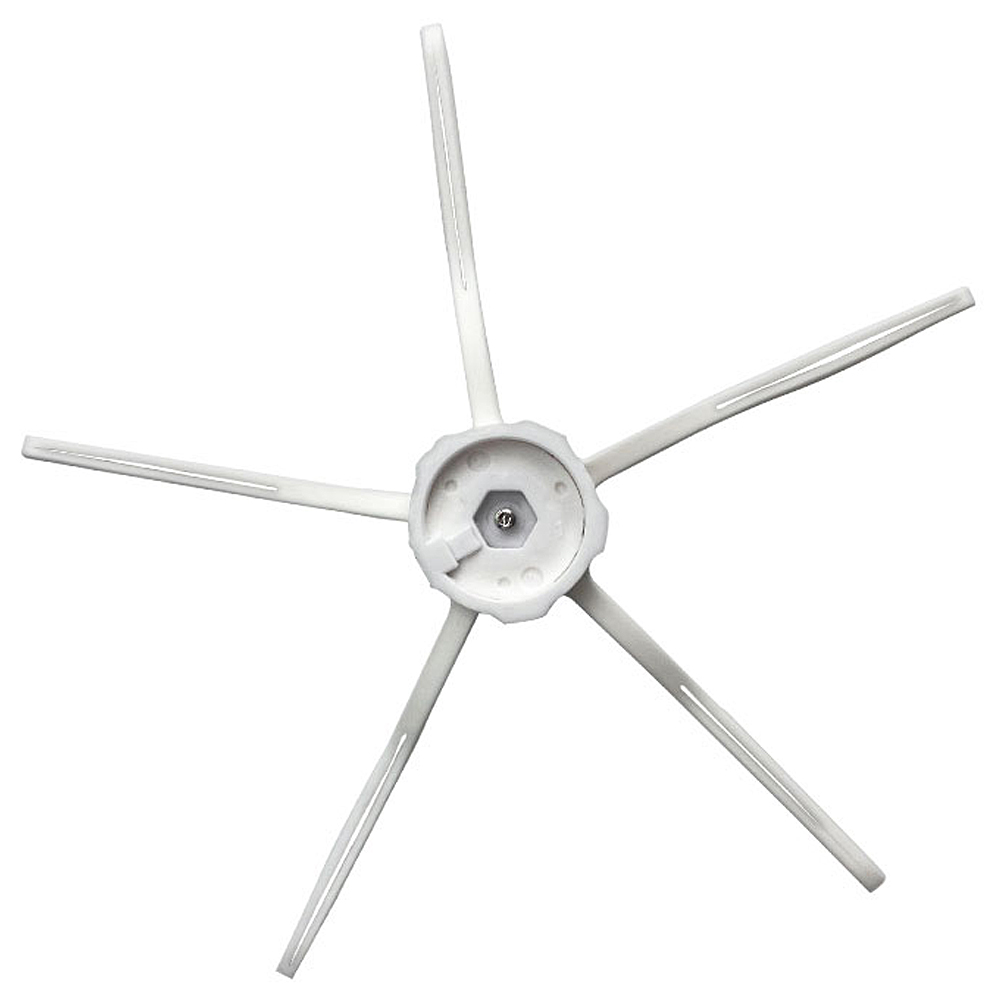 6Pcs Side Brush for Roborock S7 / S5 MAX / S6 / S5 Robot Vacuum White