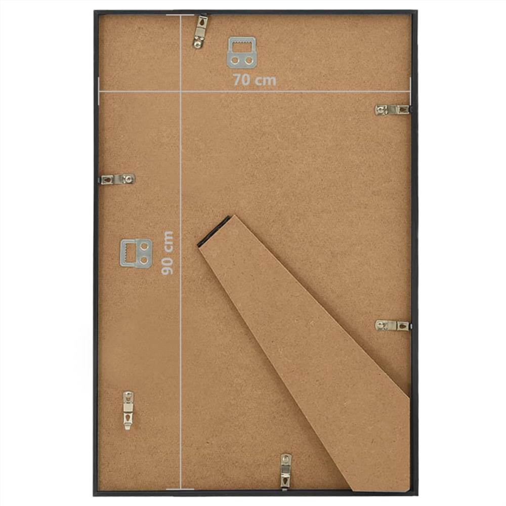 Photo Frames Collage 3 pcs for Wall or Table Black 70x90 cm MDF
