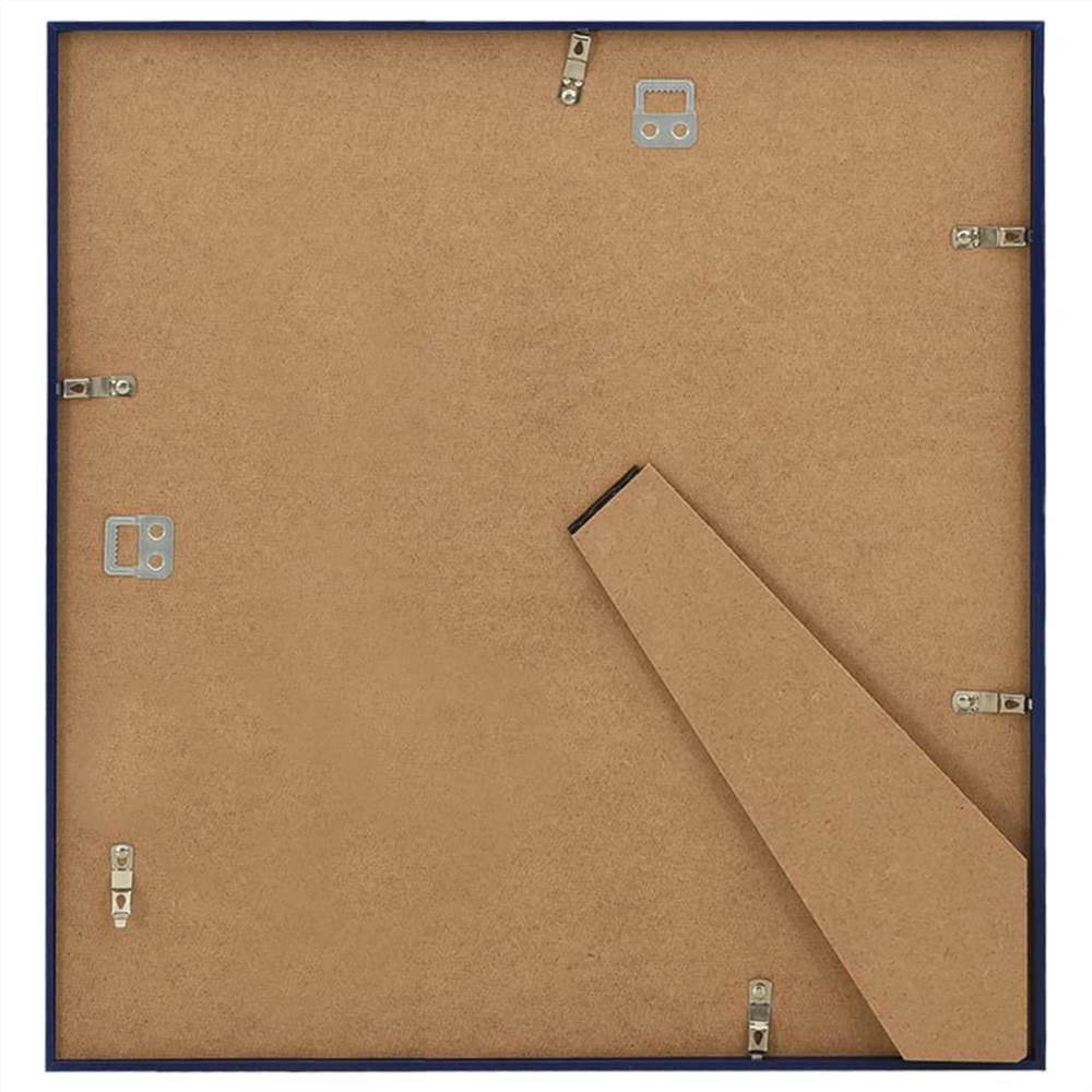Photo Frames Collage 3 pcs for Wall or Table Blue 30x30 cm MDF