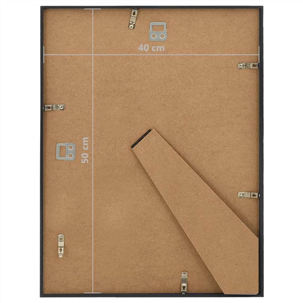 Photo Frames Collage 5 pcs for Wall or Table Black 40x50 cm MDF