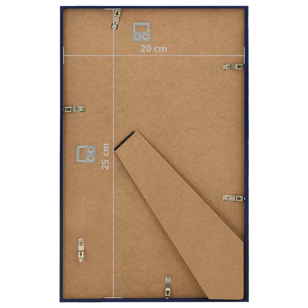 Photo Frames Collage 5 pcs for Wall or Table Blue 20x25 cm MDF