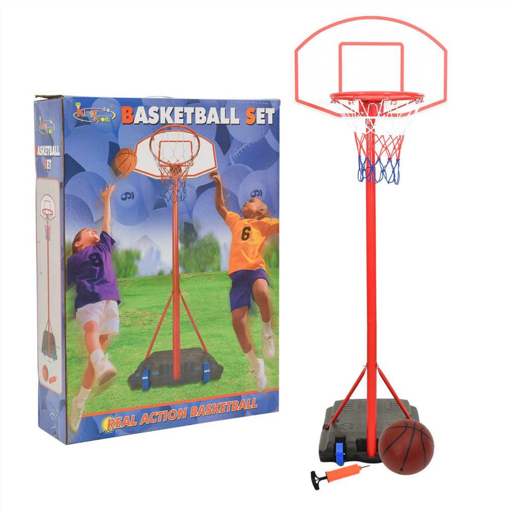Set Gioco Basket Portatile Regolabile 200-236 cm