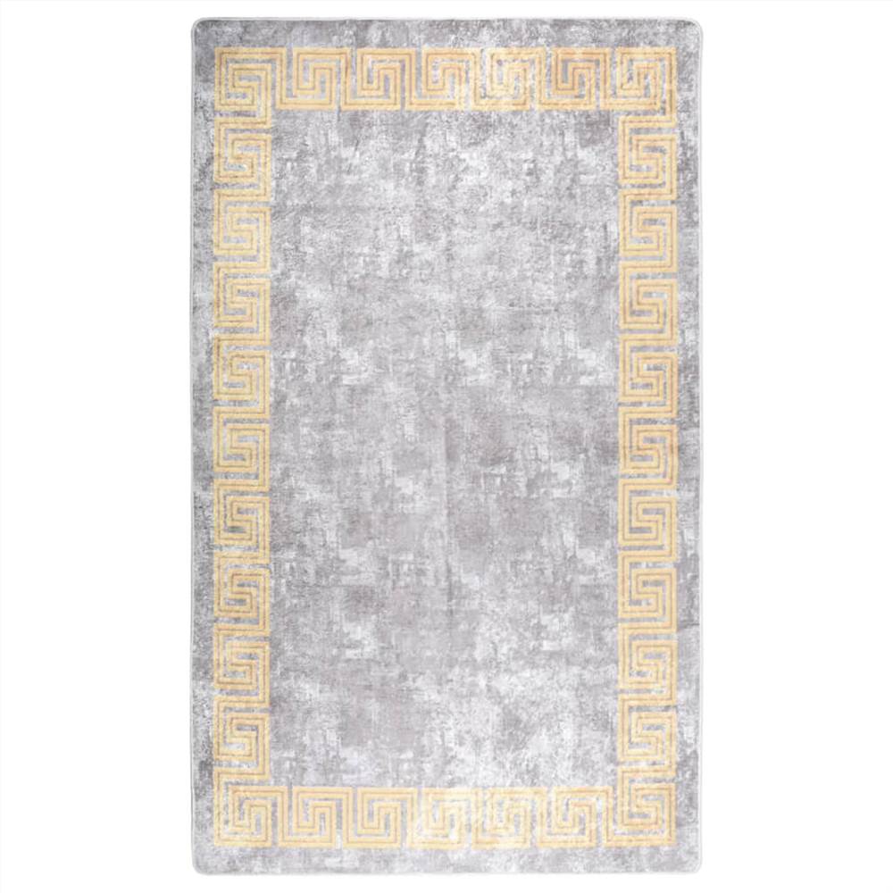 

Rug Washable 120x180 cm Grey Anti Slip
