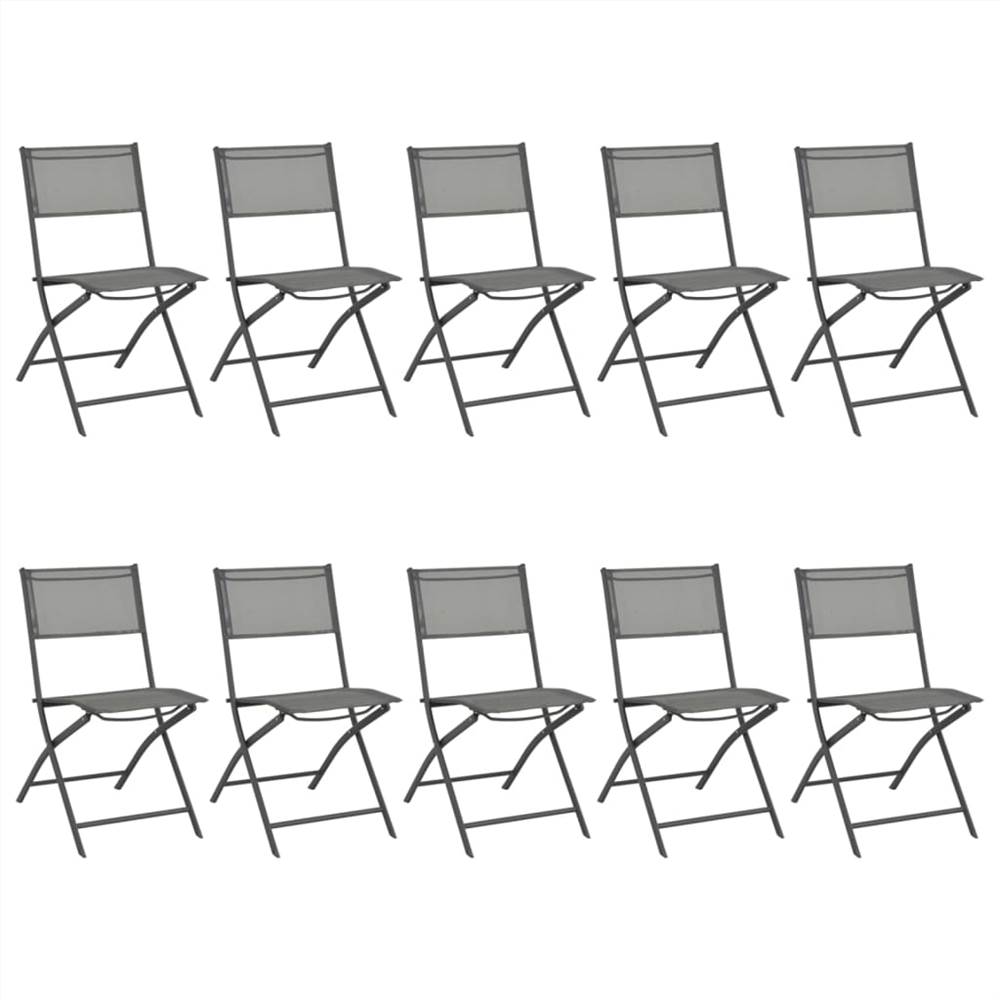11 Piece Outdoor Dining Set Steel