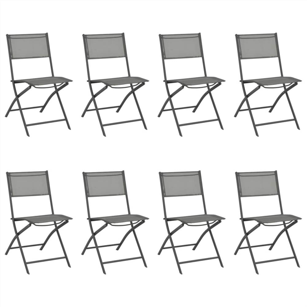 9 Piece Outdoor Dining Set Steel