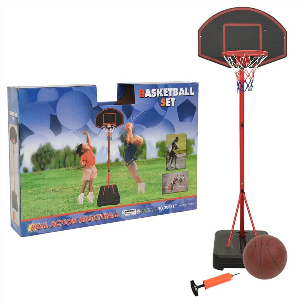Set gioco basket per bambini regolabile 190 cm