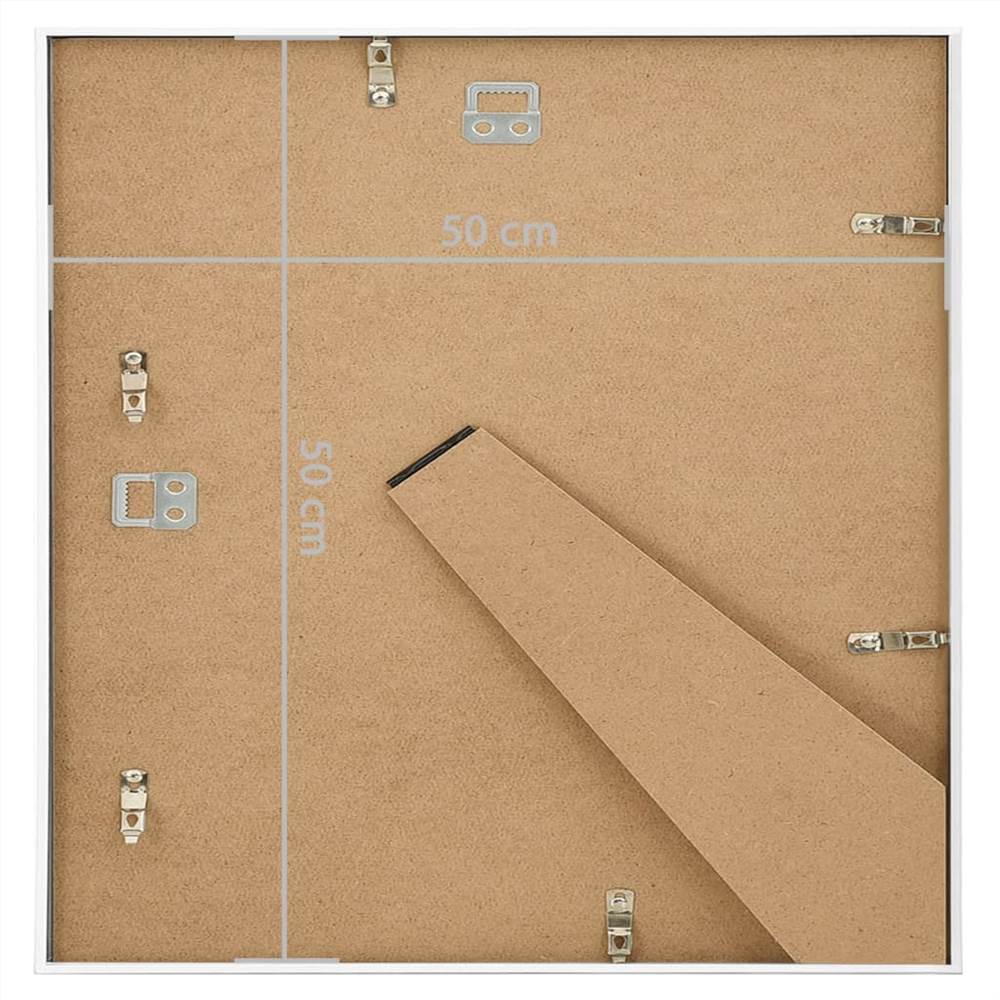 Photo Frames Collage 5 pcs for Wall or Table White 50x50 cm MDF