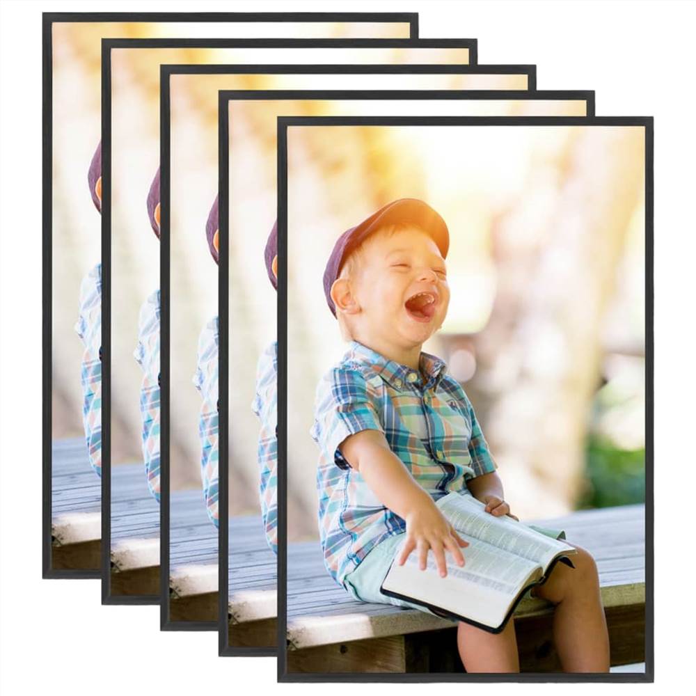 

Photo Frames Collage 5pcs for Wall or Table Black 59.4x84cm MDF
