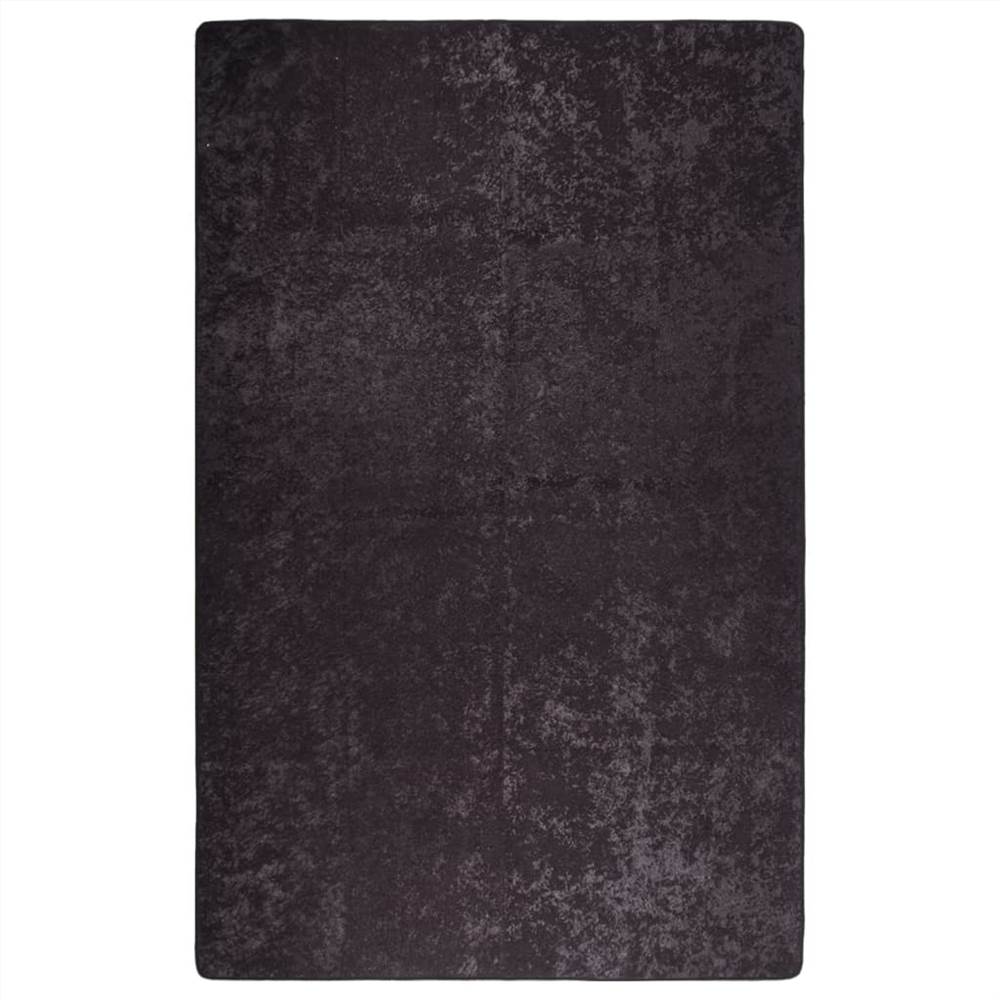 

Rug Washable 160x230 cm Anthracite Anti Slip