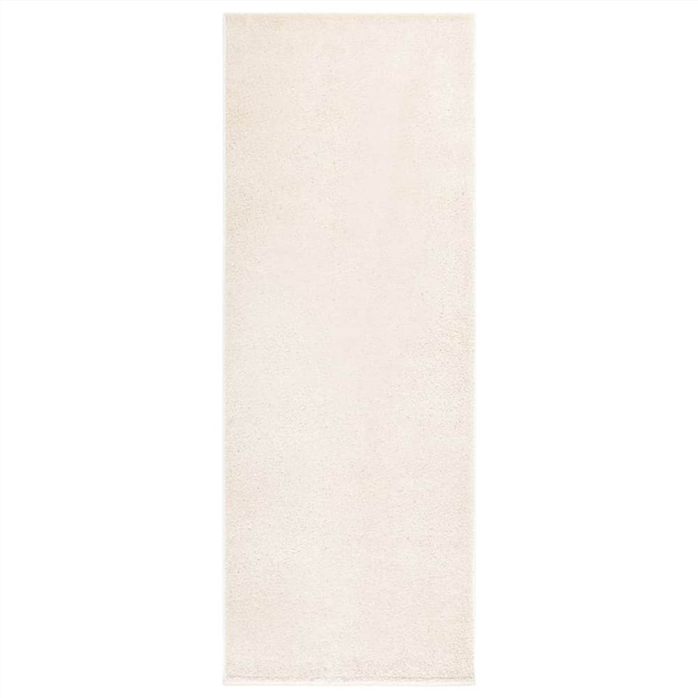 

Soft Pile Rug Anti-slip 67x180 cm Beige