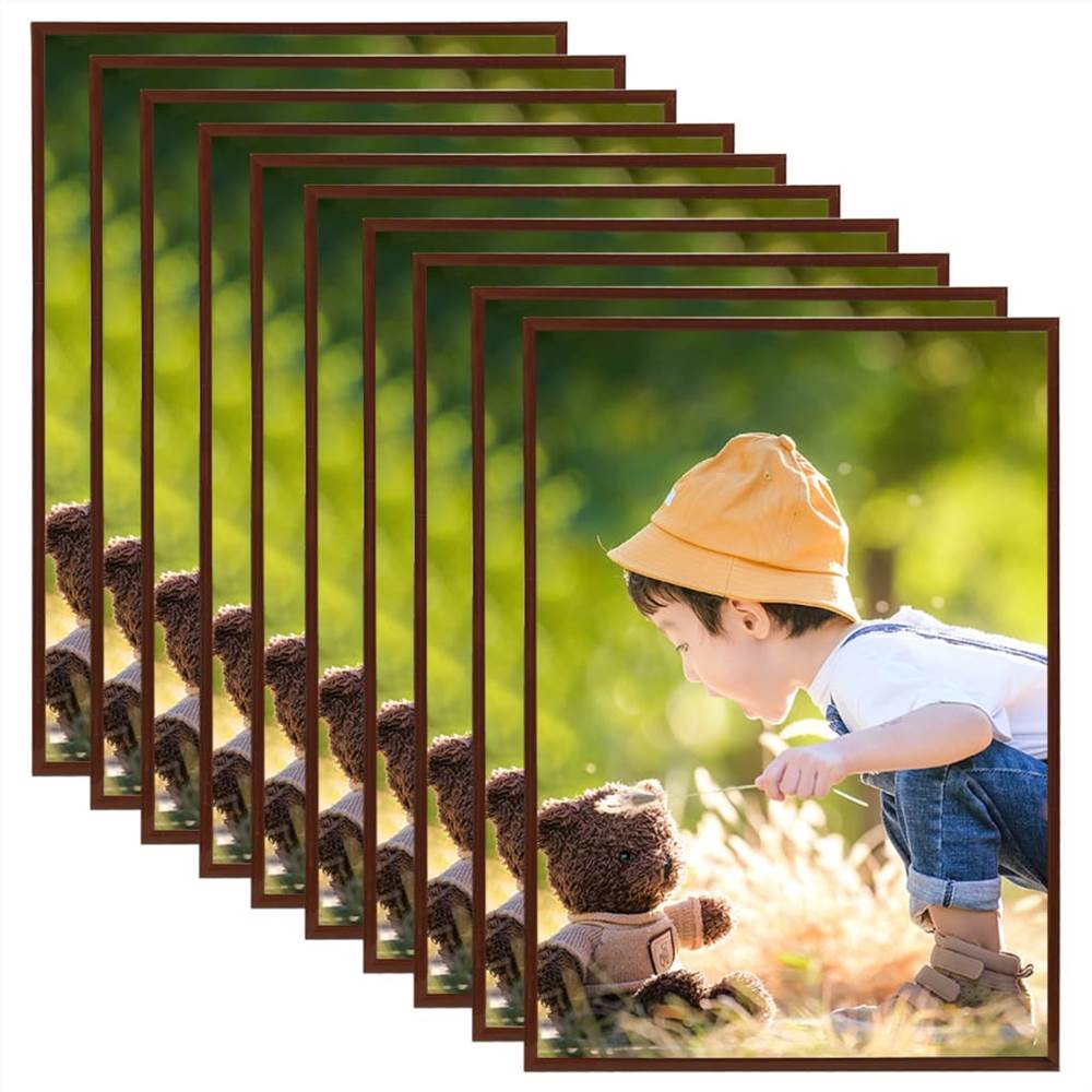 

Photo Frames Collage 10pcs for Wall or Table Bronze 15x21cm MDF