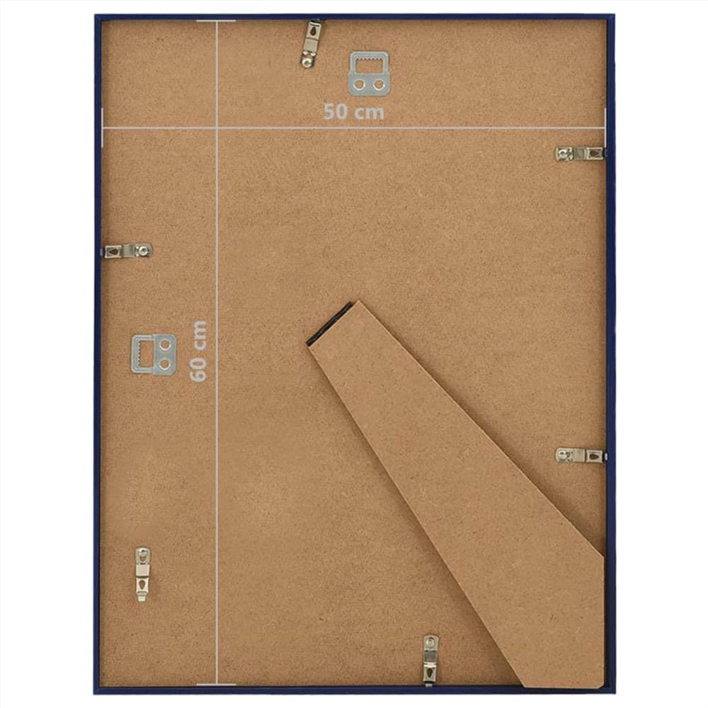 Photo Frames Collage 5 pcs for Wall or Table Blue 50x60 cm MDF