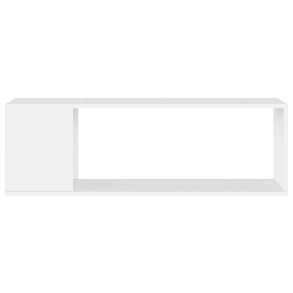 TV Cabinet White 100x24x32 cm Chipboard