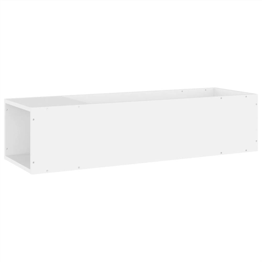 TV Cabinet White 100x24x32 cm Chipboard
