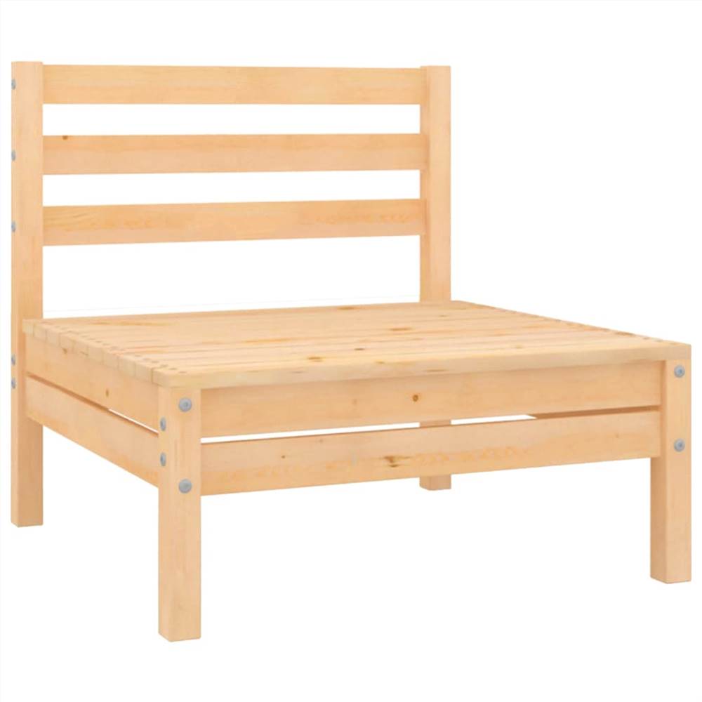

6 Piece Garden Lounge Set Solid Pinewood