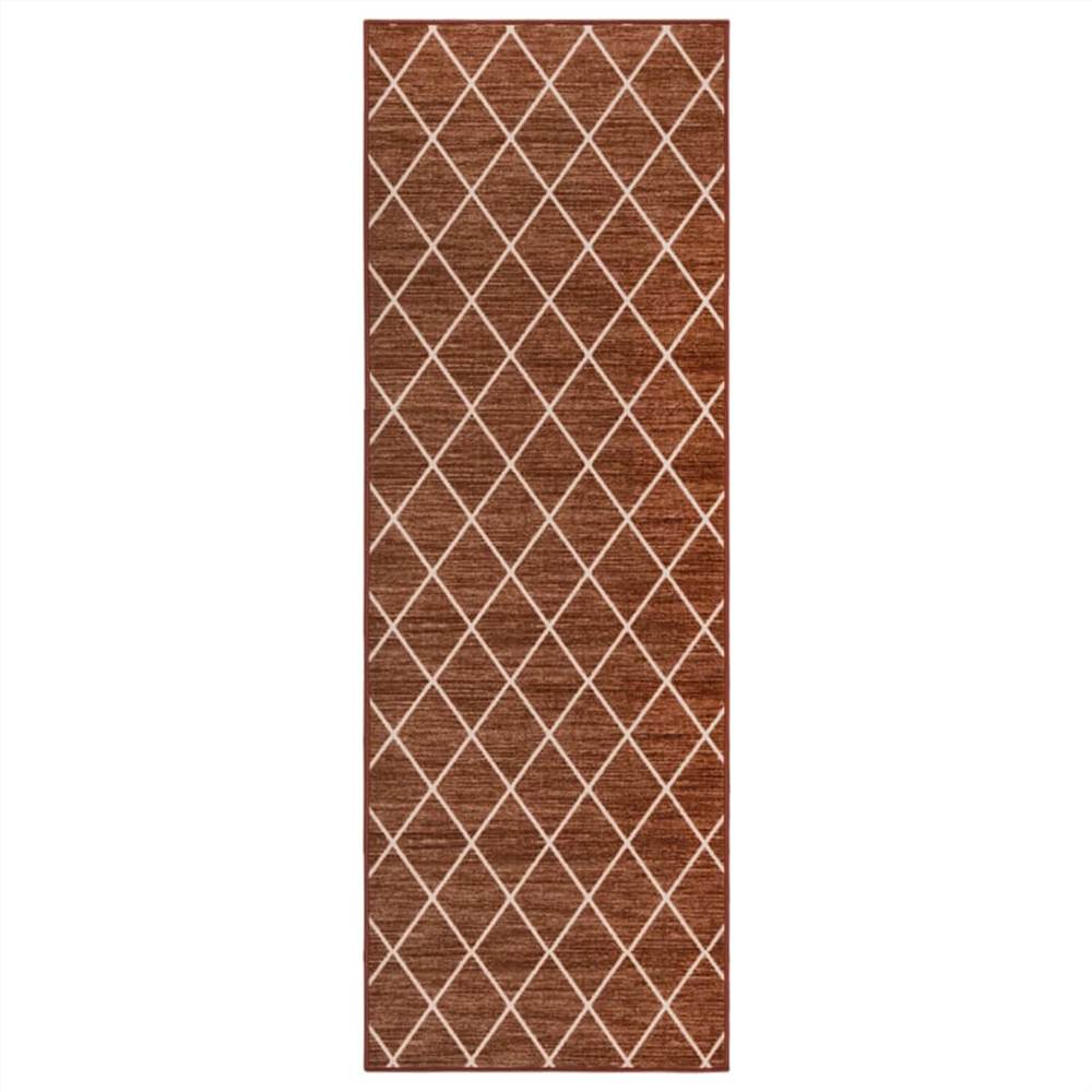 

Carpet Runner Dark Brown 80x300 cm