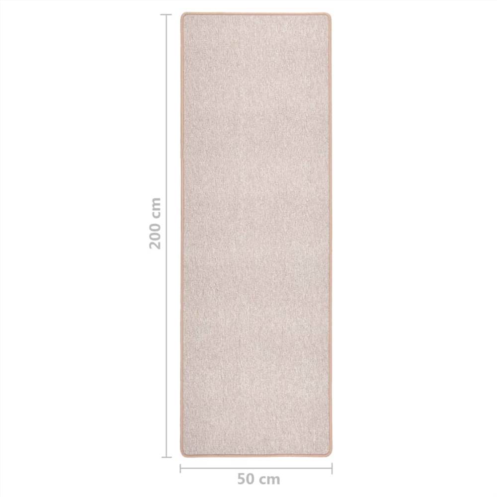 Carpet Runner Taupe 50x200 cm