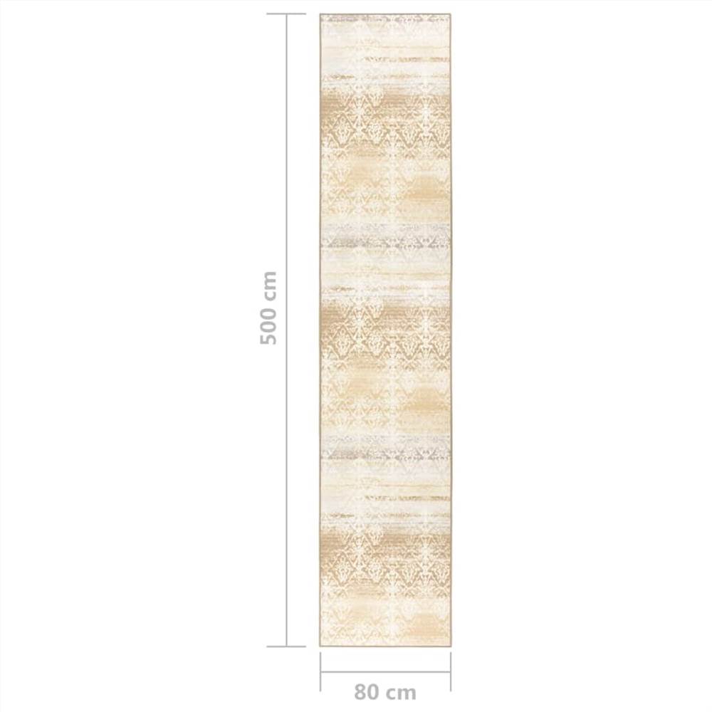 Carpet Runner Gold 80x500 cm