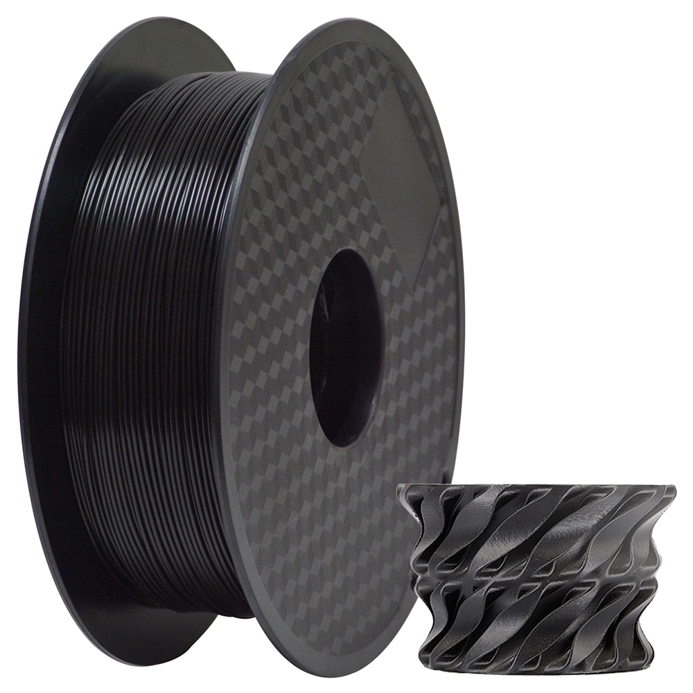 Makibes 3D-printer 1Kg PLA-filament 1.75 mm 2.2LBS per spoel 3D-afdrukmateriaal - zwart