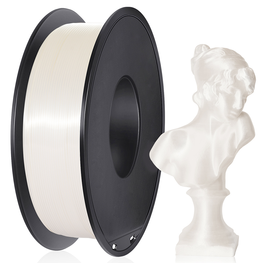 Makibes 3D-printer 1Kg zijde PLA-filament 1.75 mm 2.2LBS per spoel 3D-afdrukmateriaal - wit