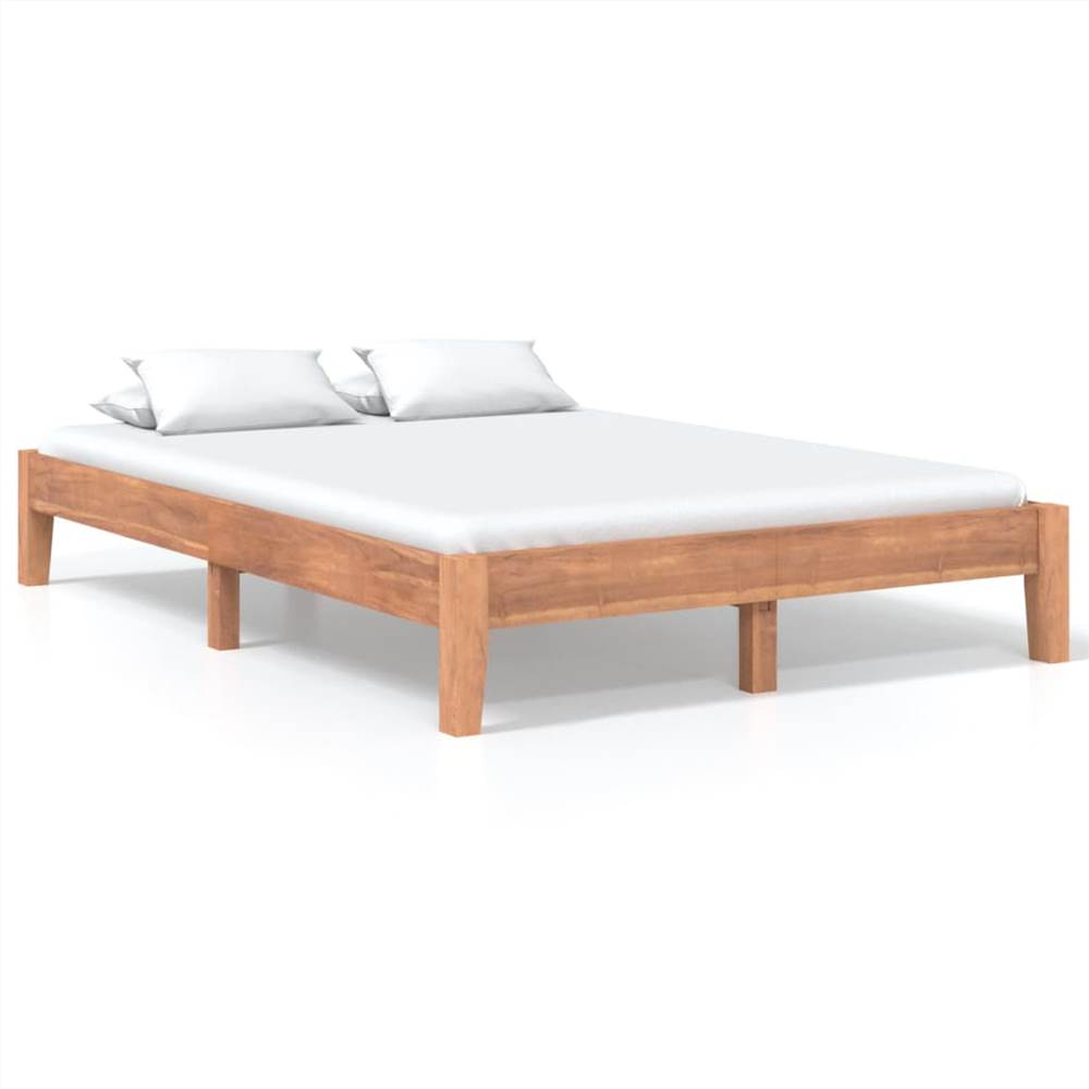 Bed Frame Solid Teak Wood 140 x200 cm