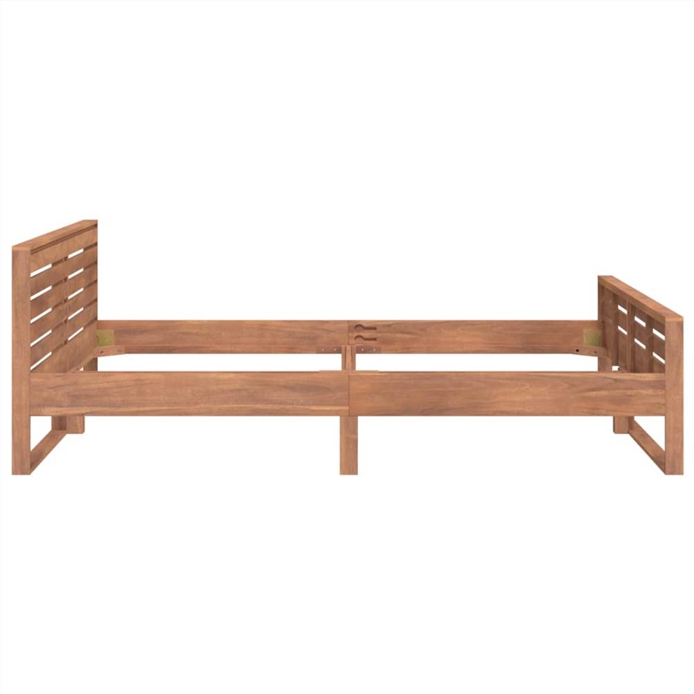Bed Frame Solid Teak Wood 160x200 cm