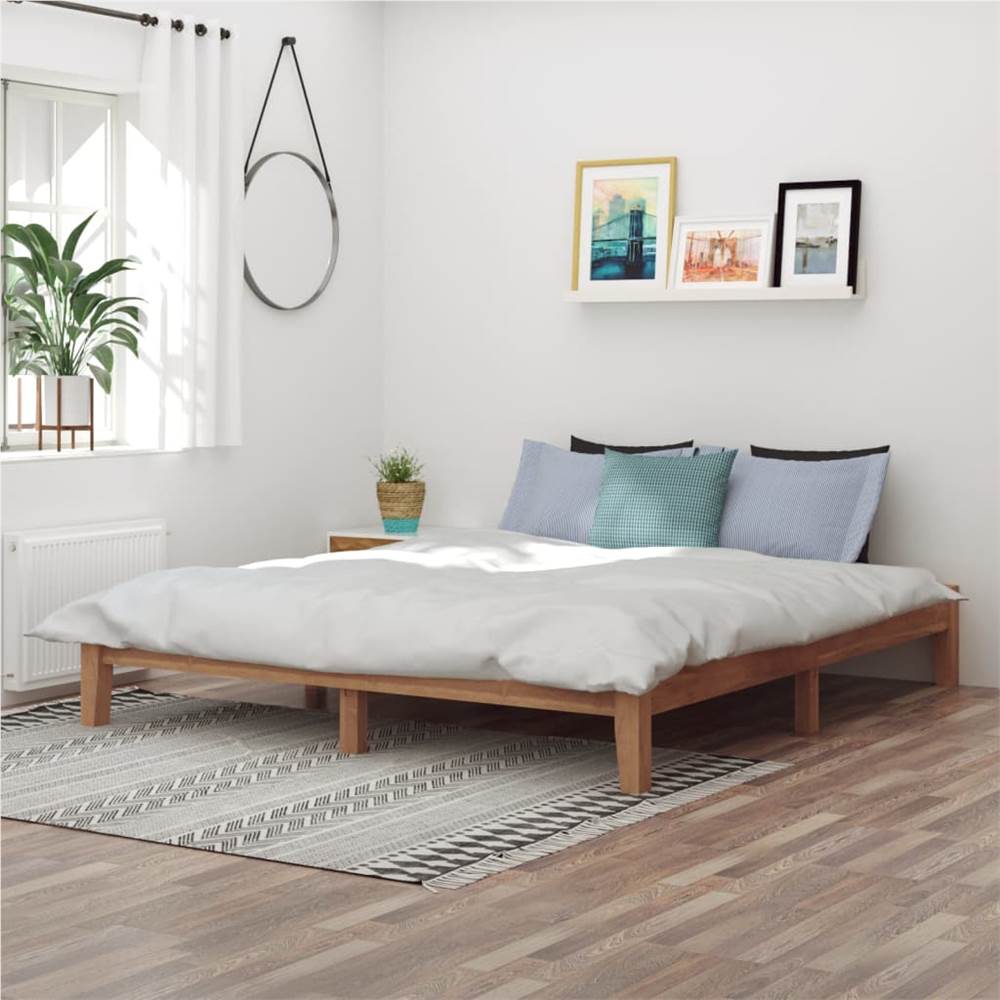 

Bed Frame Solid Teak Wood 180x200 cm