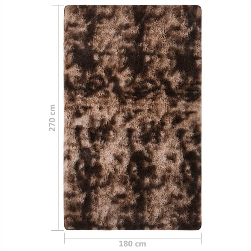 Shaggy Rug Taupe 270x180 cm
