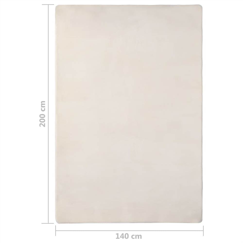 Teddy Rug Cream 200x140 cm