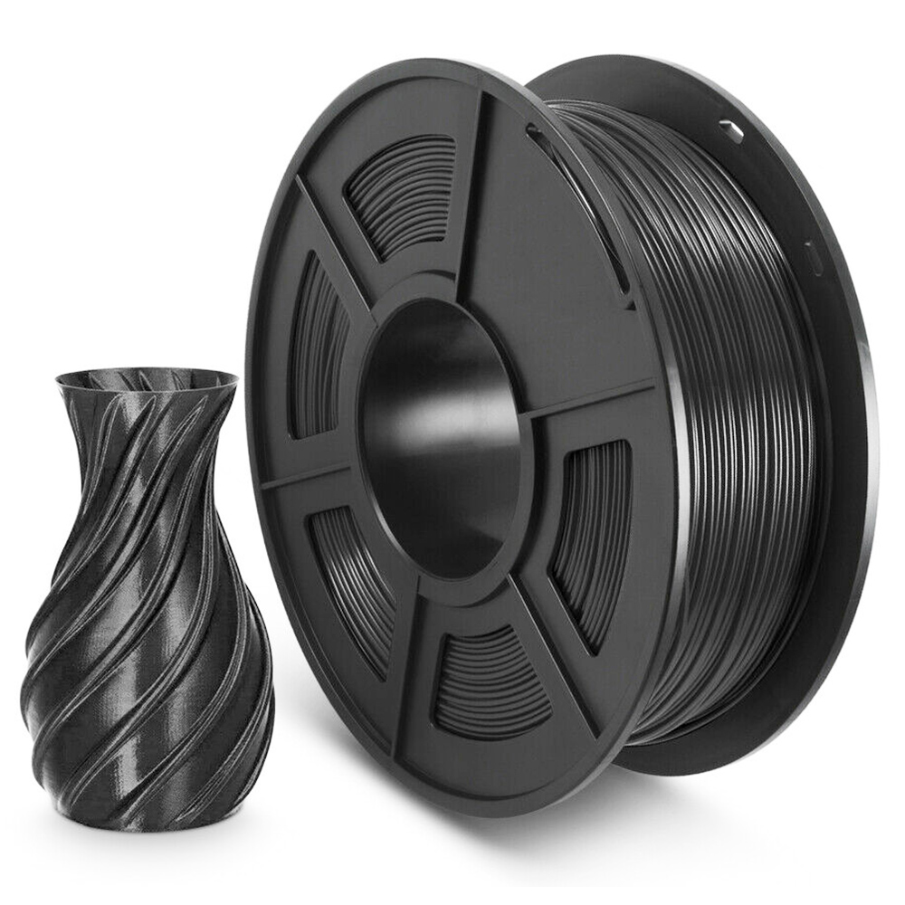 CTC 1.75mm PETG Premium Filament Spool for 3D Printer - Black