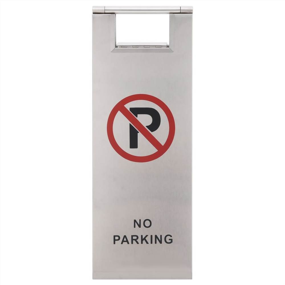 149574  Folding Parking Sign Stainless Steel