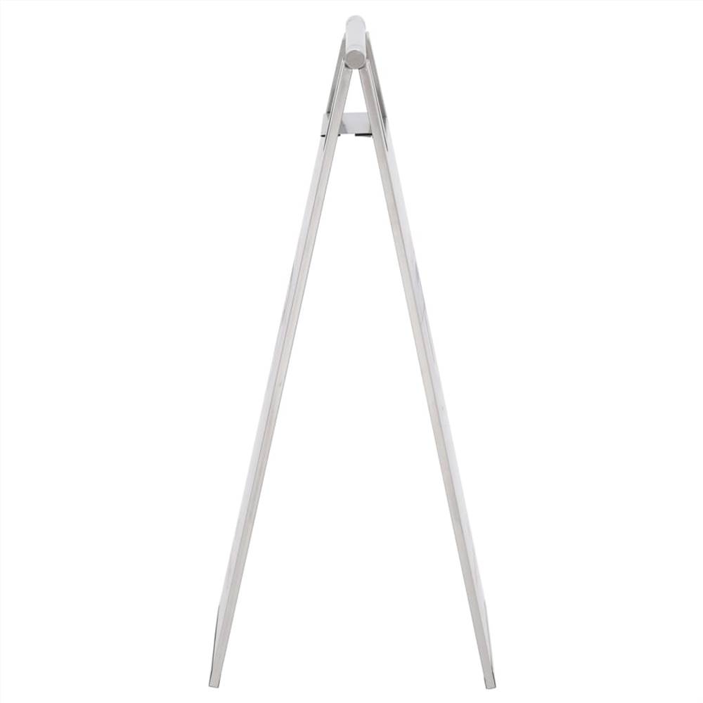 149575  Folding Wet Floor Sign Stainless Steel