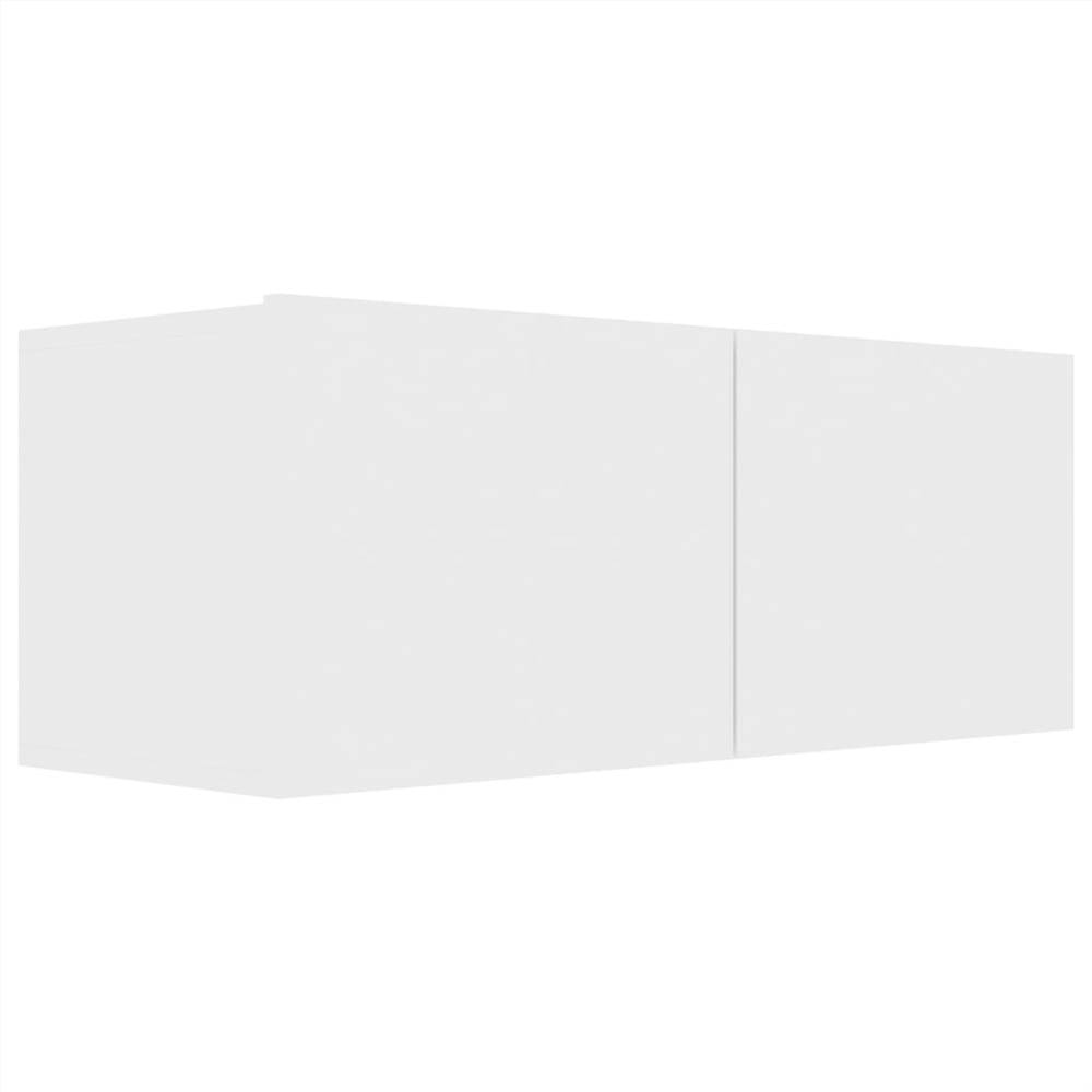 6 Piece TV Cabinet Set White Chipboard 17 6 Piece TV Cabinet Set White Chipboard