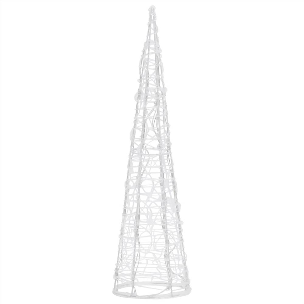 Acrylic Decorative Pyramid LED Light Cone Colourful 60 cm