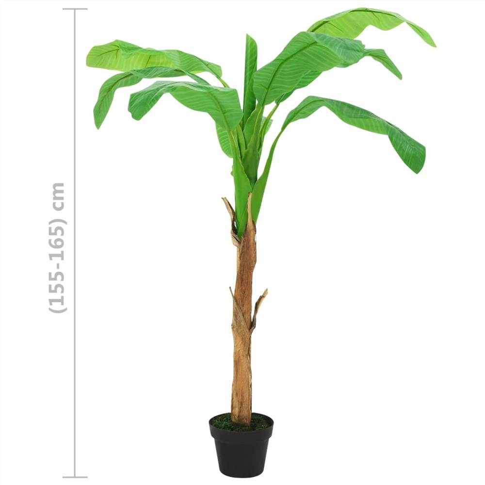 Artificial Banana Tree with Pot 165 cm Green