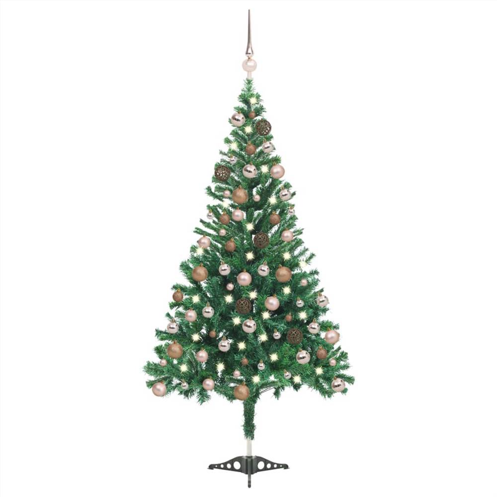 

Artificial Christmas Tree with LEDs&Ball Set 180cm 564 Branches