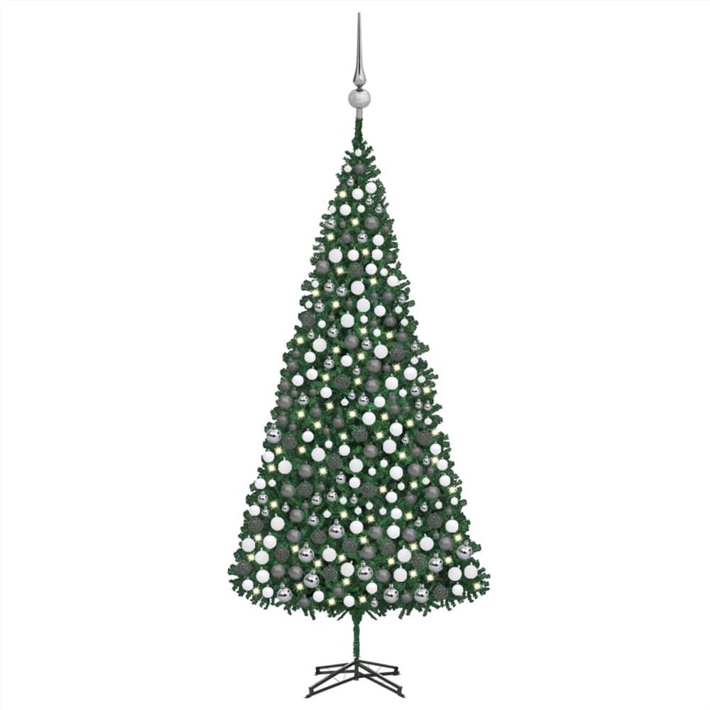 

Artificial Christmas Tree with LEDs&Ball Set 500 cm Green