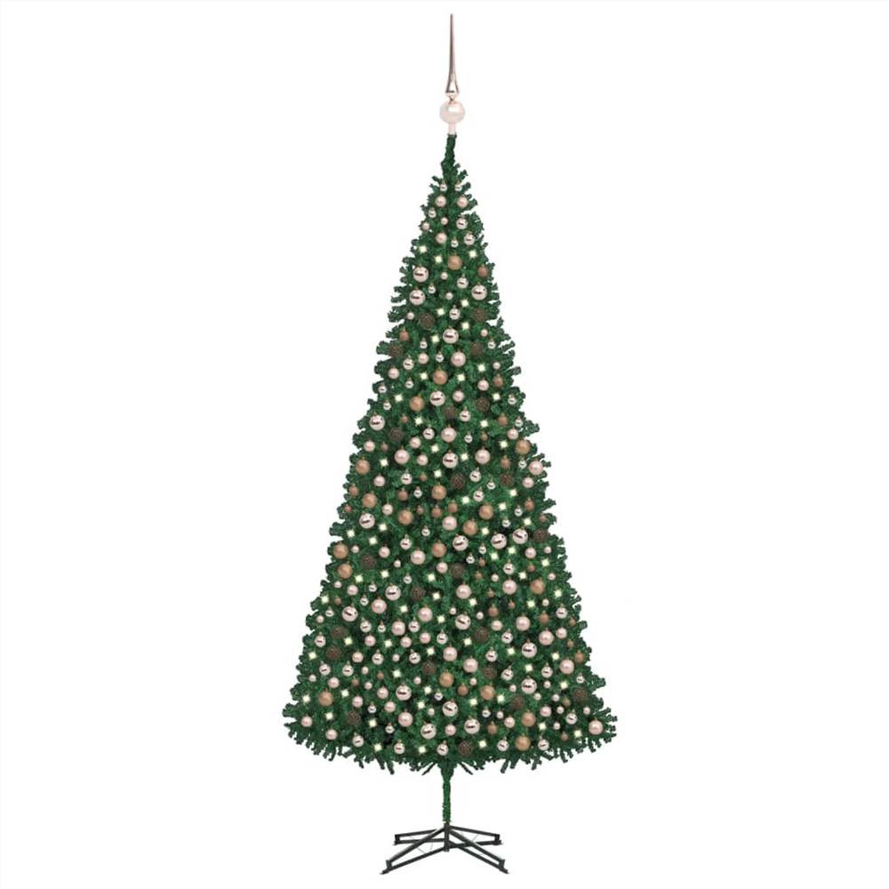 

Artificial Christmas Tree with LEDs&Ball Set 500 cm Green