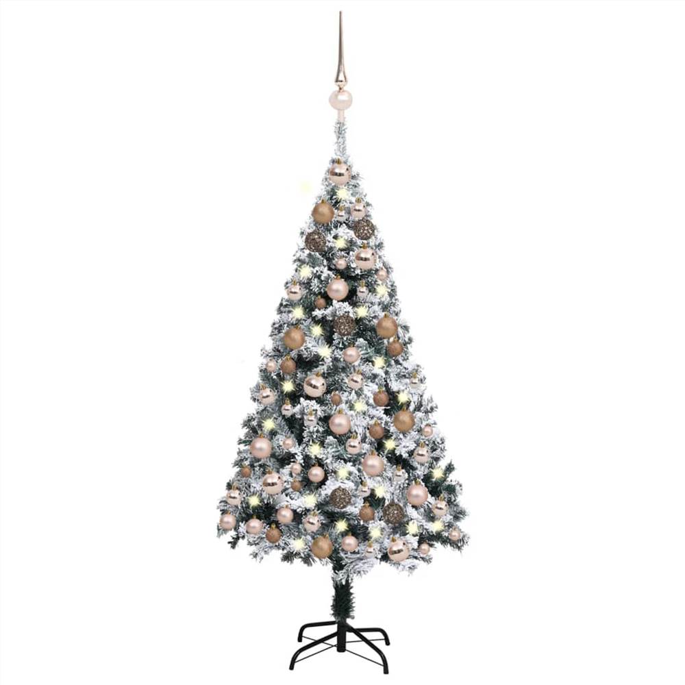 

Artificial Christmas Tree with LEDs&Ball Set LEDs Green 120 cm