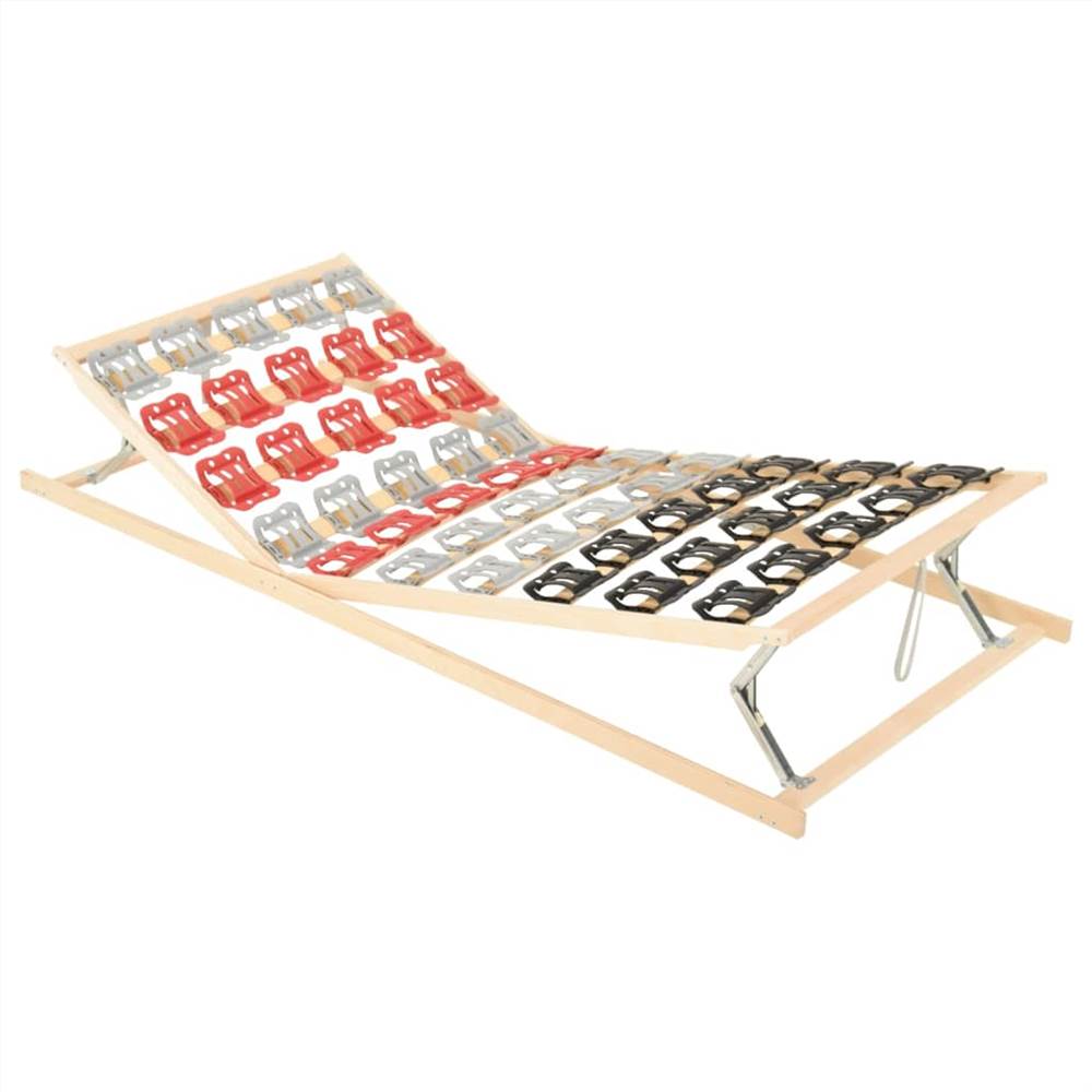 

Bed Frame with 12 Slats Adjustable Head & Foot 100x200 cm