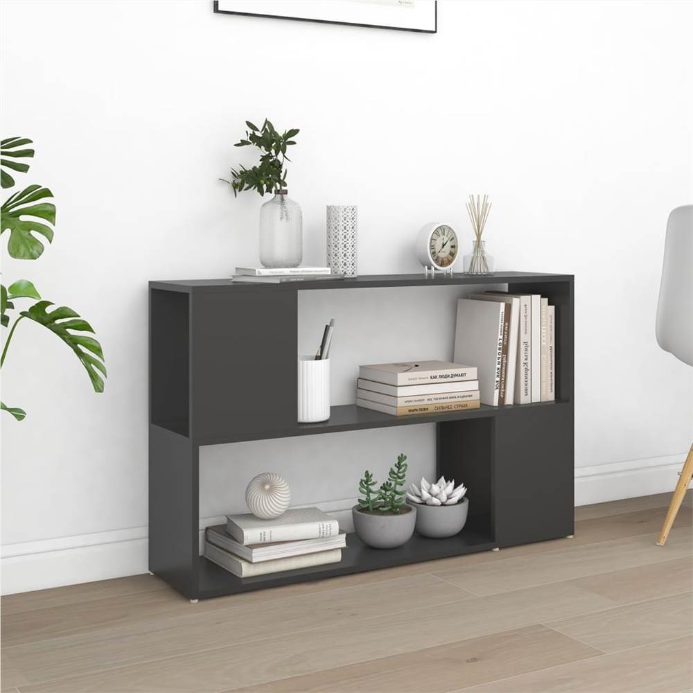 

Book Cabinet Grey 100x24x63 cm Chipboard