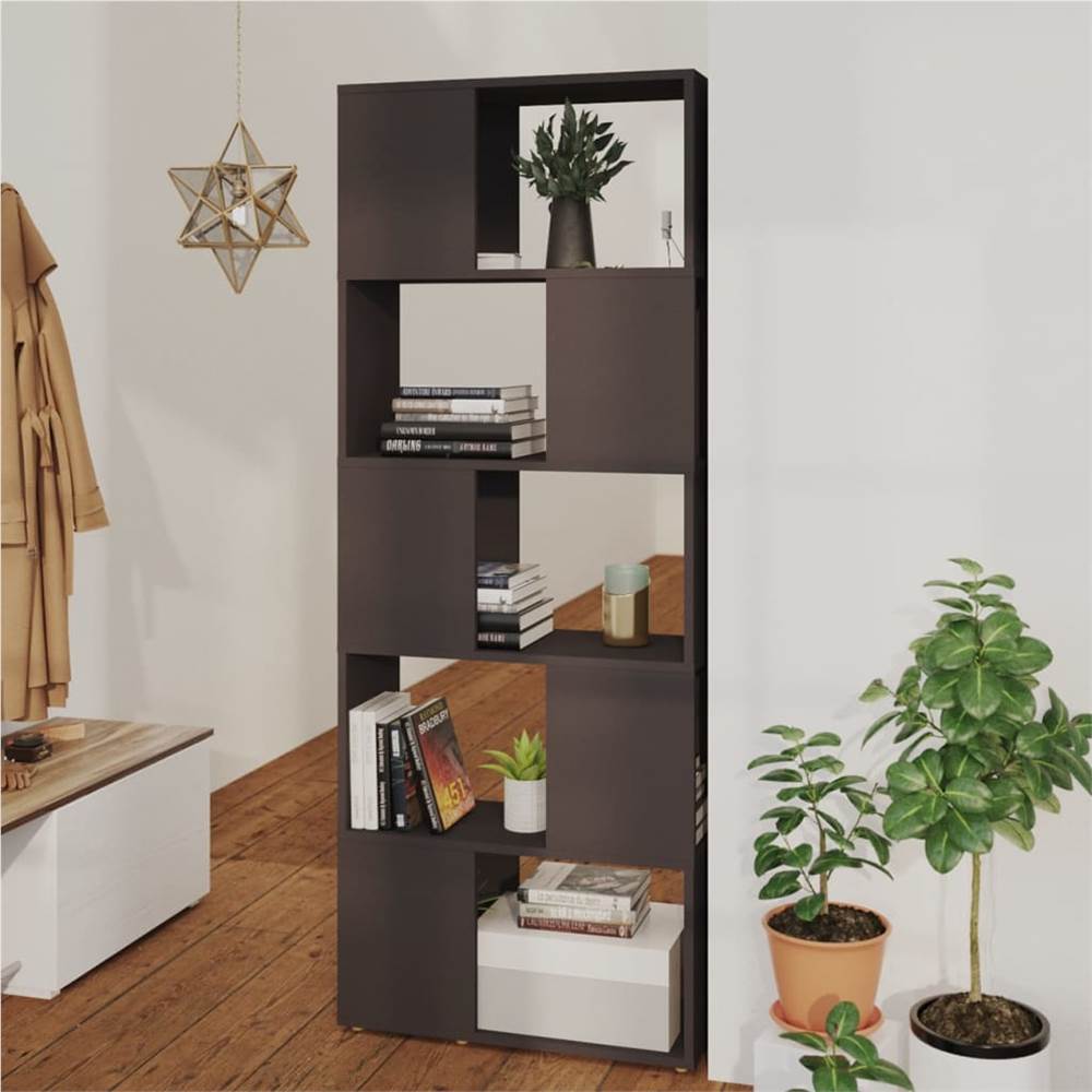 

Book Cabinet Room Divider Grey 60x24x155 cm Chipboard