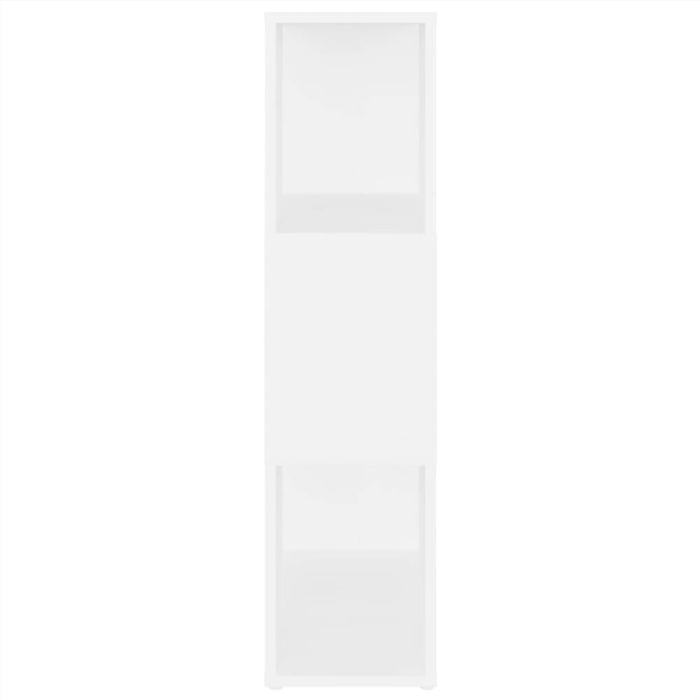 Book Cabinet Room Divider White 60x24x94 cm Chipboard