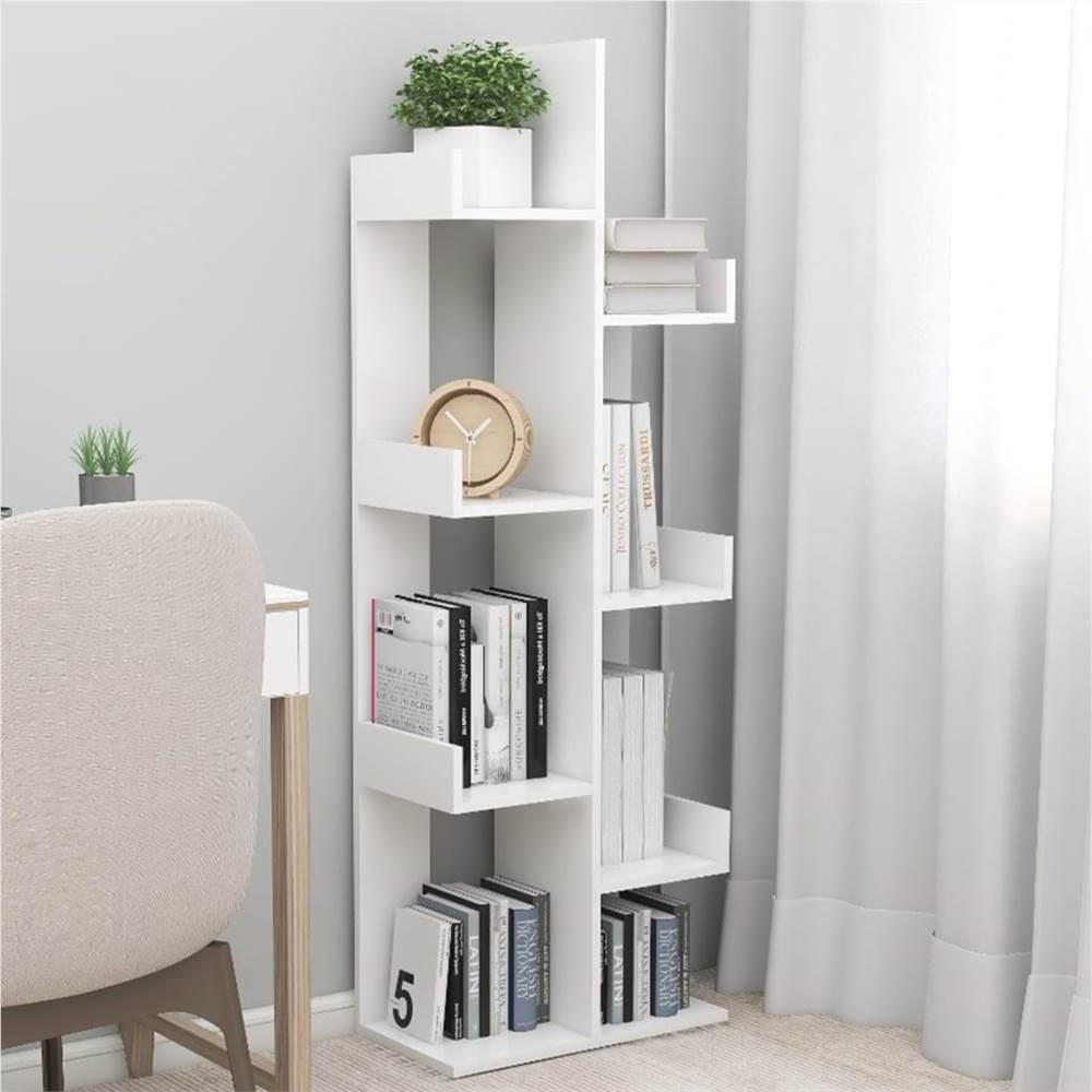 

Book Cabinet White 48x25.5x140 cm Chipboard