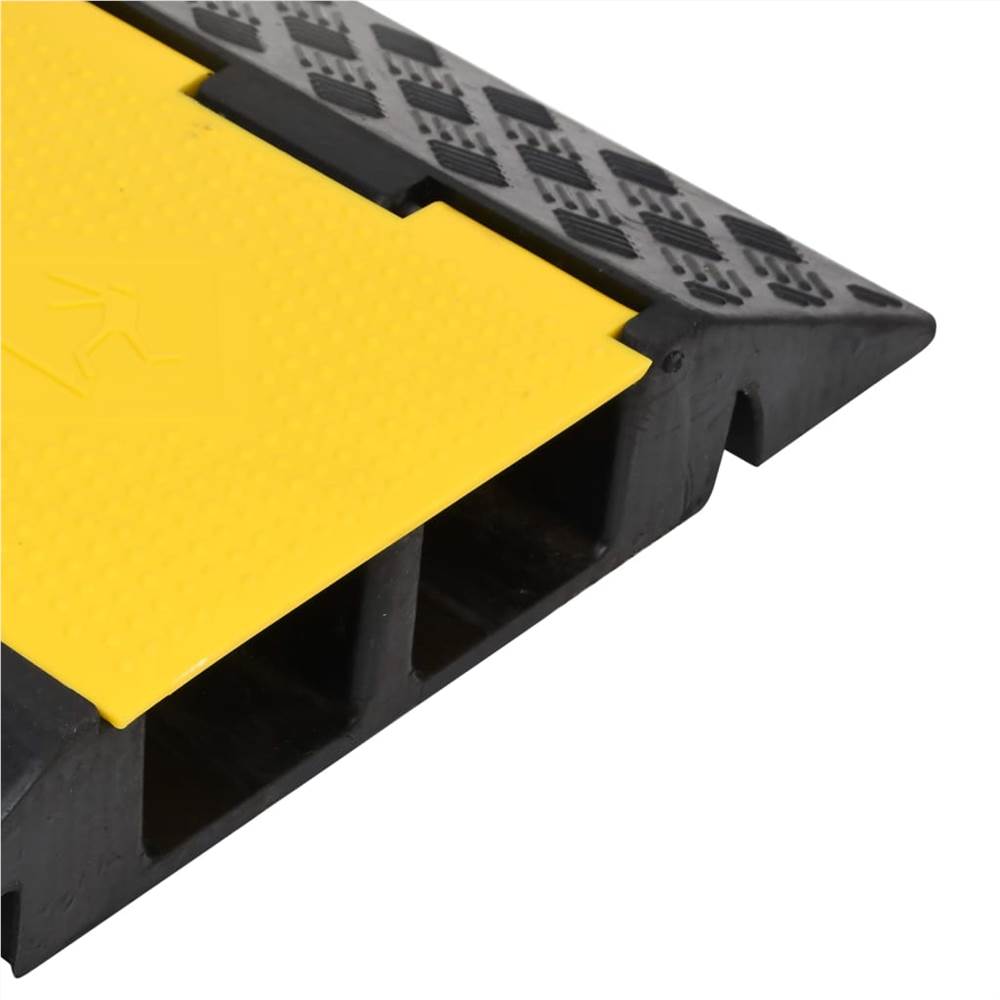 Cable Protector Ramp with 2 Channels 100 cm Rubber