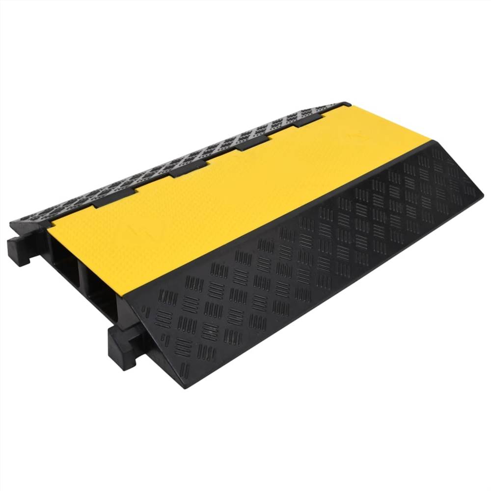 Cable Protector Ramp with 2 Channels 90 cm Rubber