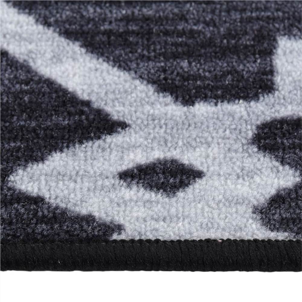 Carpet Runner Black 80x300 cm