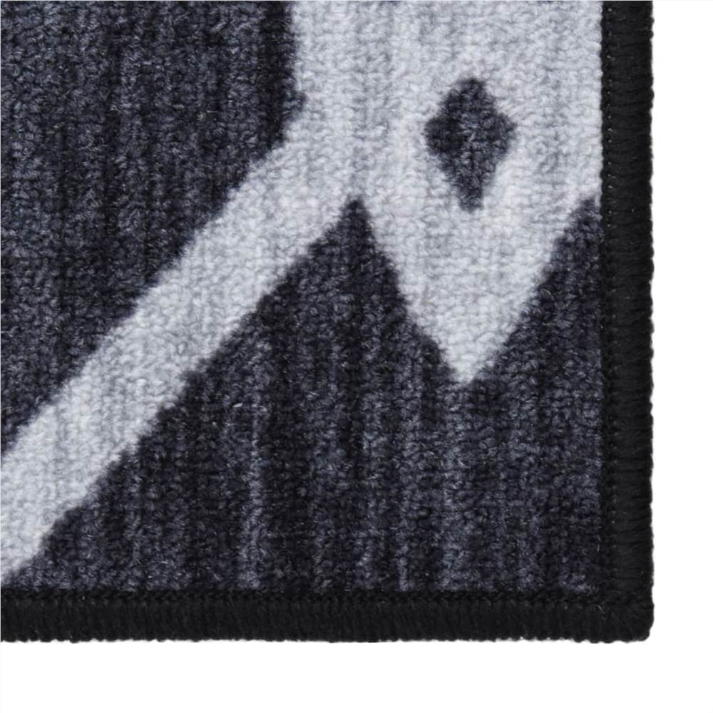 Carpet Runner Black 80x300 cm